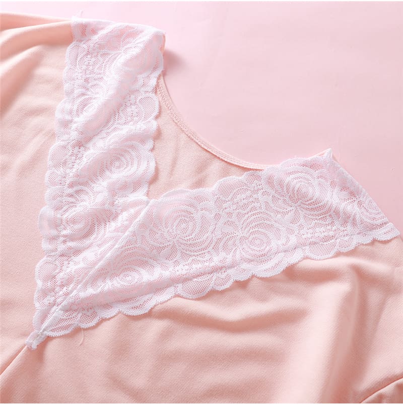 Women Long Sleeve T shirt Loose Lace Top Ladies Tee shirt Femme Fashion Cute Sweet Shirt Casual Streetwear