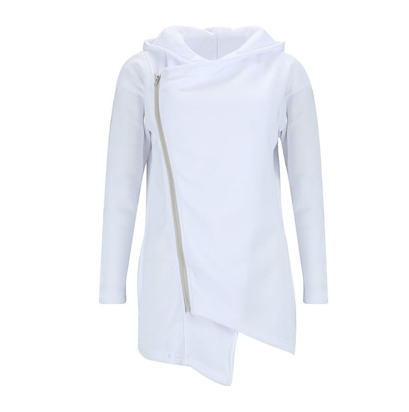 Fashion Women Autumn Winter Top Long Sleeve Hooded Sweatshirt Ladies Casual White Hoodies Outwear