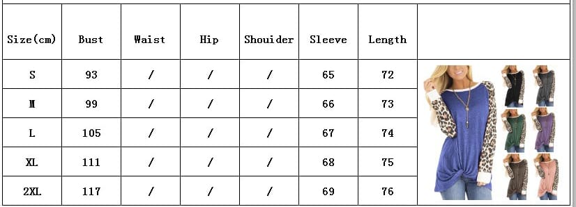 New Women Leopard Printed Long Sleeve Tops Ladies Casual Sweater Loose Baggy Jumper Pullover Shirt Top Sweatshirt