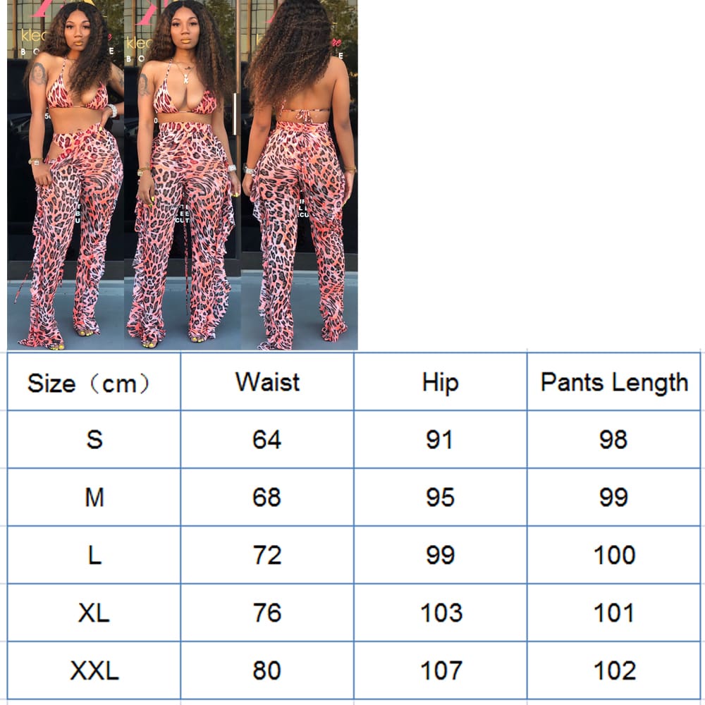 Womens Bandeau Crop Top Wide Leg Long Pants Outfit Set Sexy Ladies Loose Summer Beach Jumpsuit Romper Beachwear