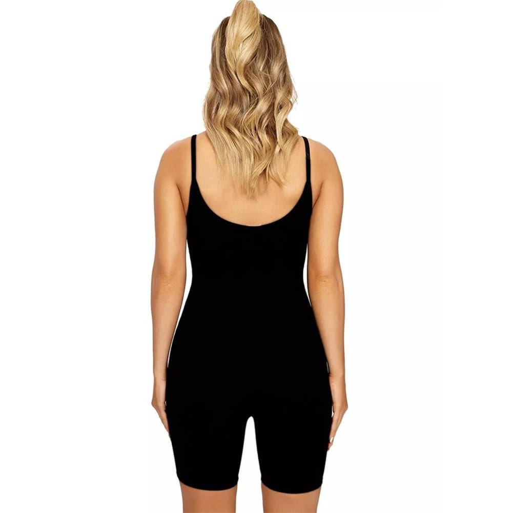 Women Sexy Backless Bodycon Jumpsuit Rompers Short Pants Summer Clubwear Party Casual Solid Playsuit