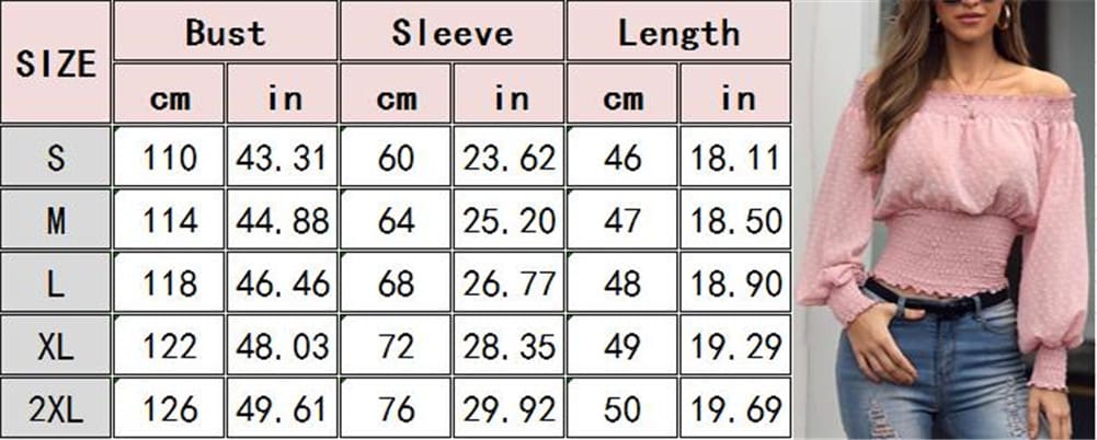 New Womens Off Shoulder Bodycon Ladies Tops Bubble Long Sleeve Summer Casual Tops Tee Shirt Streetwear Outwear