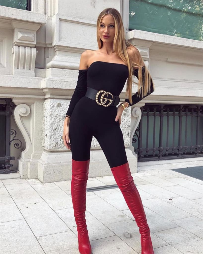 Women Jumpsuits Ladies Clothes Long Sleeve Off Shoulder Bodycon Playsuit Party Jumpsuit Romper Trousers Womens Playsuits