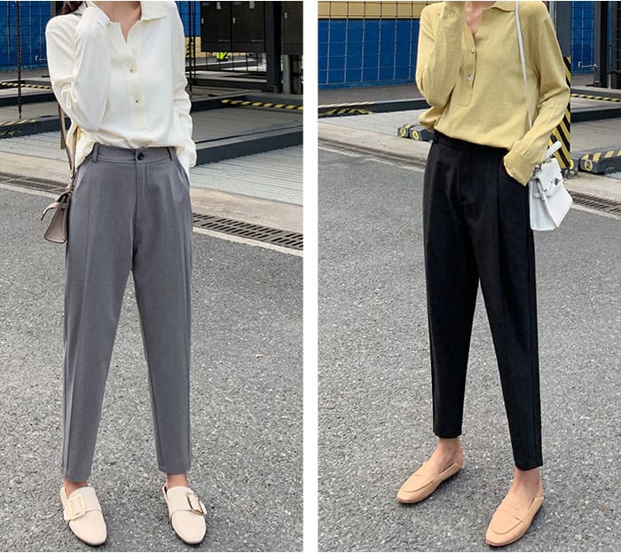 Spring And Autumn Harem Pants Female Nine Points Loose Casual Pants