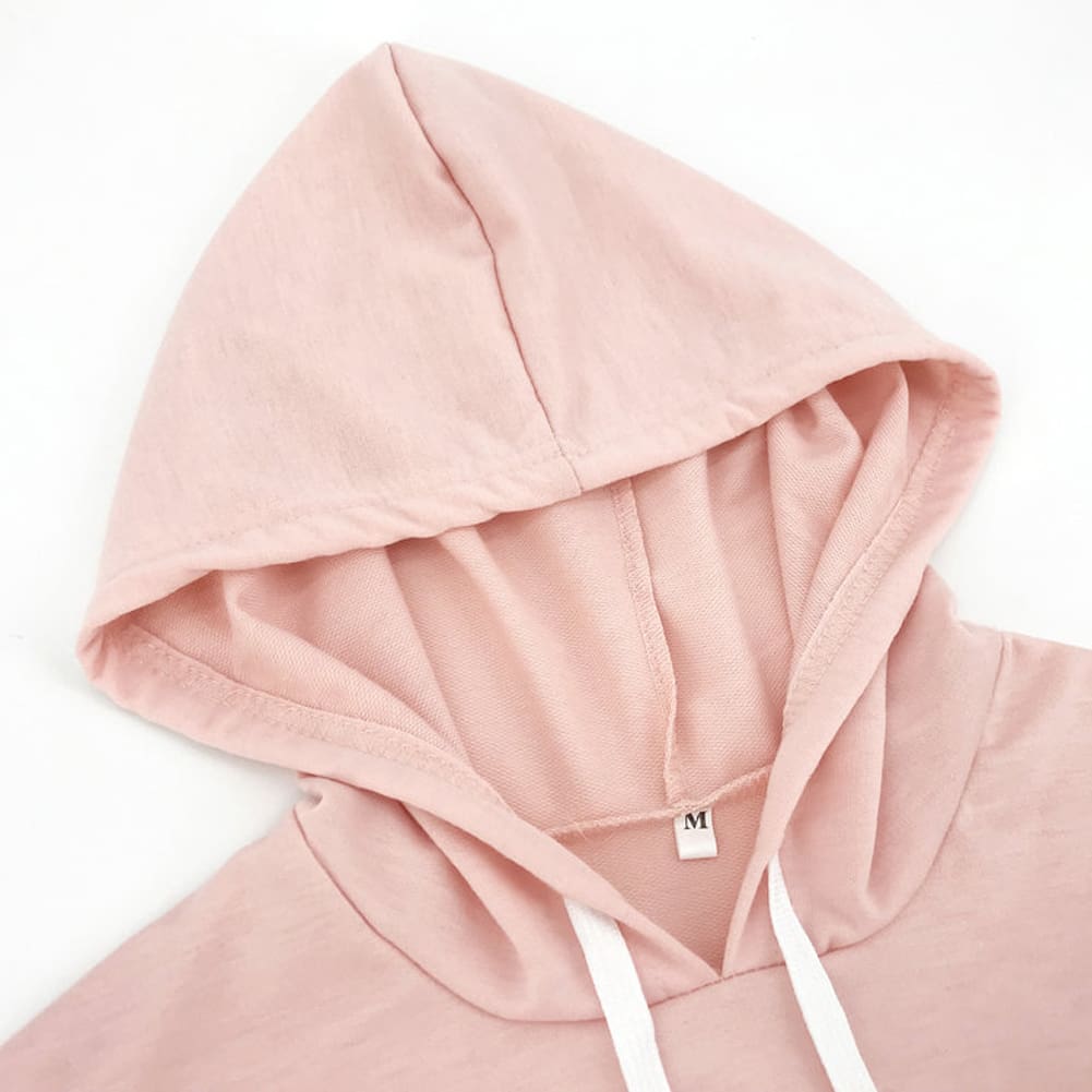 Women Ladies Fashion Hoodie Sweatshirt Casual Long Sleeve Hooded Coat Sweater Top Jumper Pullovers Outwear New