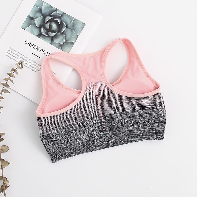 New Women Lady Seamless Sports Bra Gym Yoga Padded Fitness Stretch Tank Top Underwear Tank Vest Padded Workout