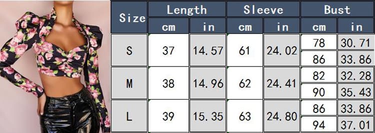 Fashion Boho Floral Women Slim Fit Long Puff Sleeve Crop Tops Ladies Summer Casual Cami Vest Tank Top Blouse Tee Shirt