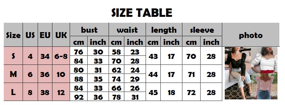 Fashion Womens Crop Top Long Puff Sleeve Tee Ladies Summer Casual Solid Slim Tee shirt Holiday Blouse