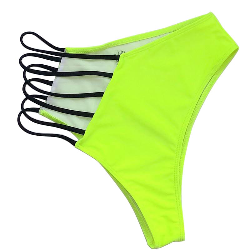 Micro Bikini 2020 Swimwear Women Sexy Bandage Push up Bikini Bra Set Swimsuit Beach Bathing Swimming Suit Fluorescent color