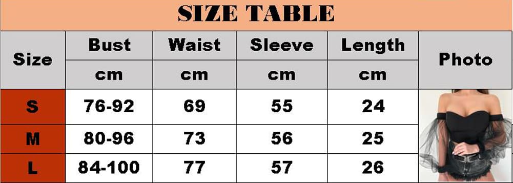 New Women Perspective Long Sleeve Tops Fashion Bubble Sleeve Crop Top Tube Blouse Shirt Summer Beach Holiday