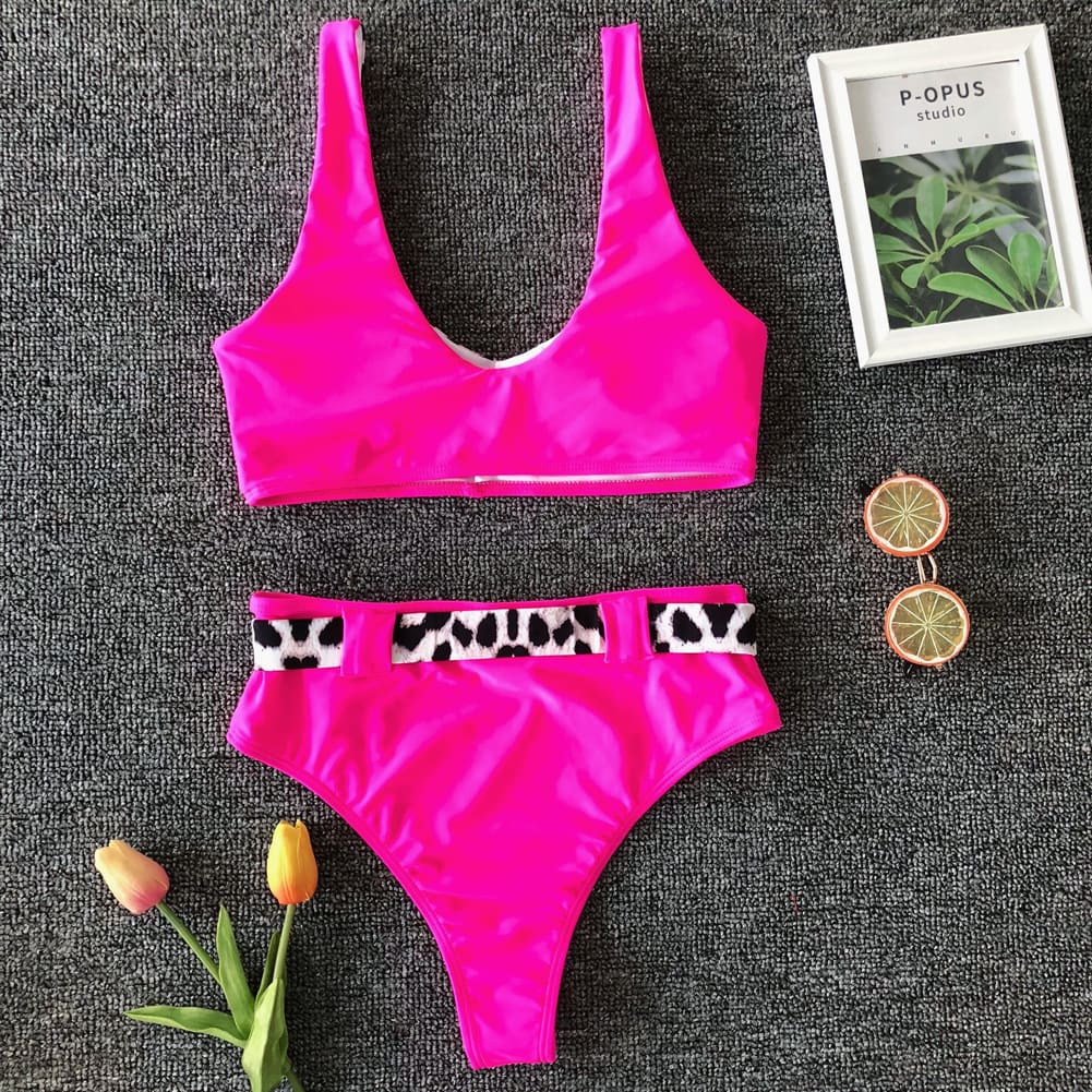 Women Push-up Padded Bra Bandage Bikini Set Swimsuit Triangle Swimwear Brazilian 2Pcs Bathing Suit