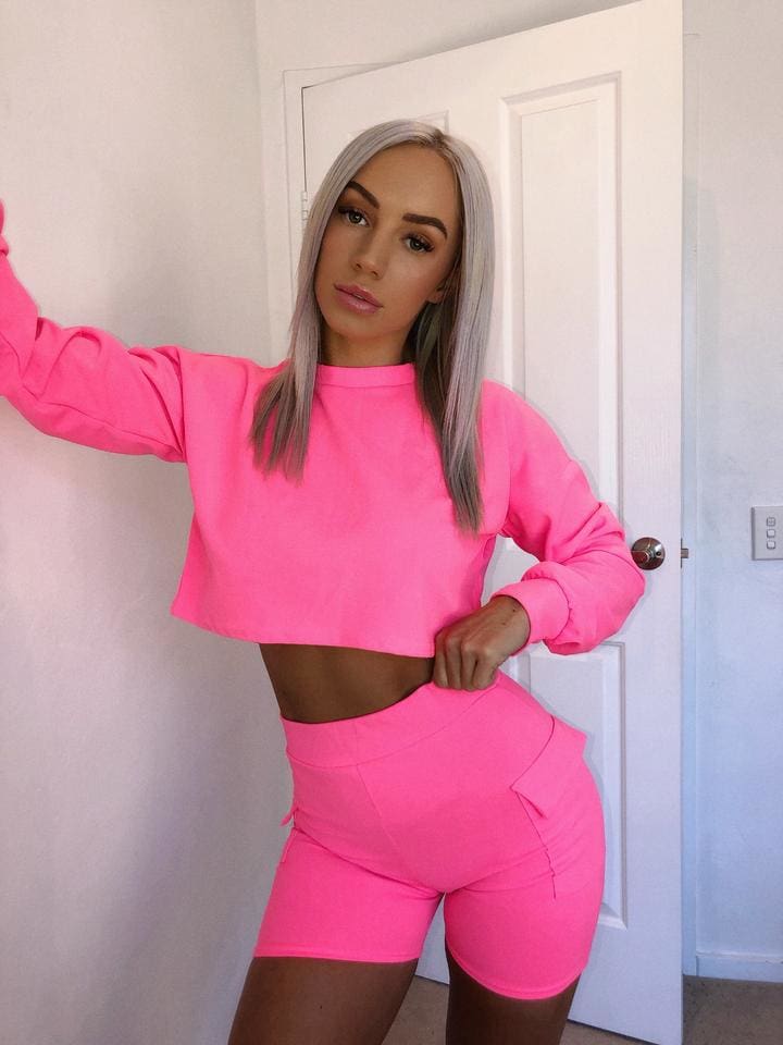 New 2Pcs Summer Women Tracksuit Sweatshirts + Short Pant Casual Jogging Sport Suit Outdoor Running Gym Women Clothing Set