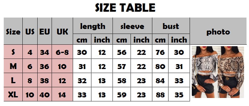 Off Shoulder Snake Skin Print Fitted Tee Long Sleeve Slim Spring Hollow Bowknot T Shirt Women Spring Autumn Fashion Ladies Tops