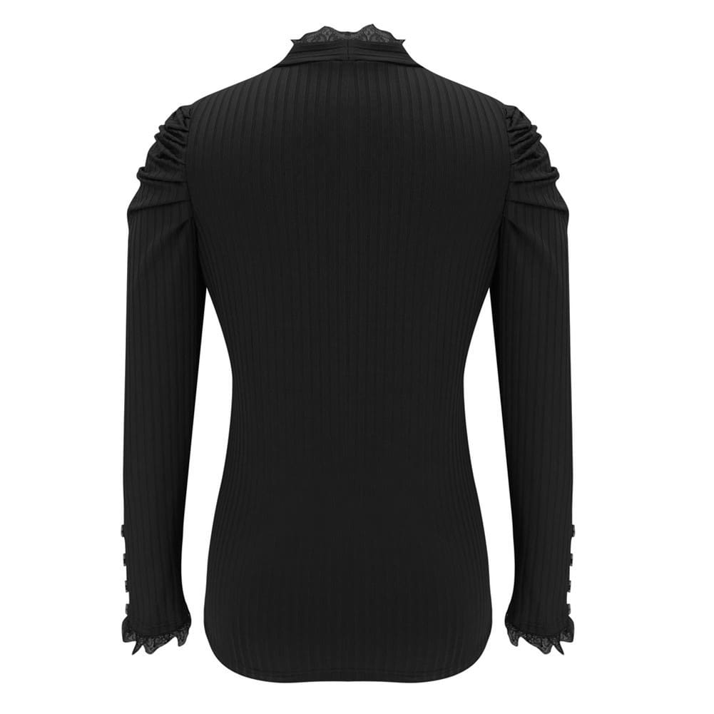 Women Knit Blouse Shirt V Neck Long Sleeve Button Tee Ladies Winter Casual Slim Pullover Tops Sweater