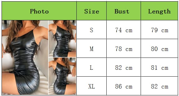 Womens PU Leather Dress Ladies Bandage Bodycon Sleeveless Evening Party Clubwear Mini Dress