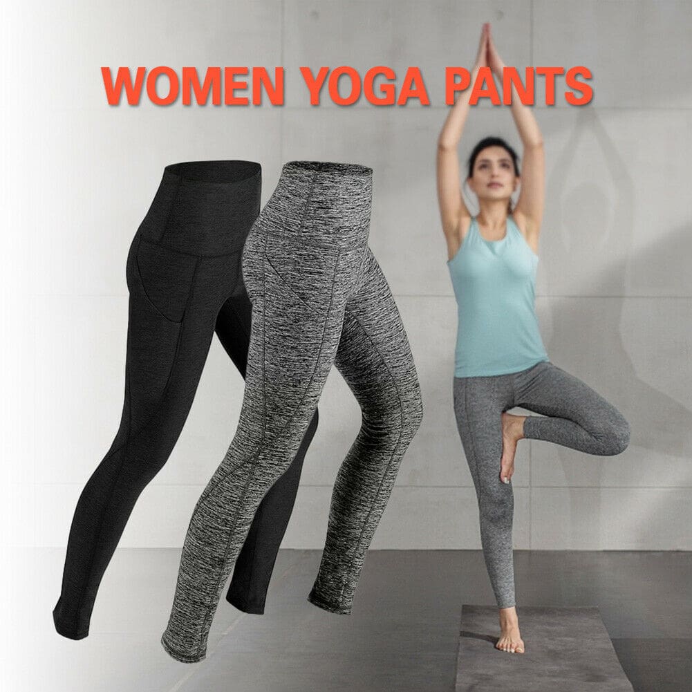 New Women Ladies Sport Push Up Elastic Pants Casual Workout Gym Fitness Leggings Stretchy Trousers Sportswear