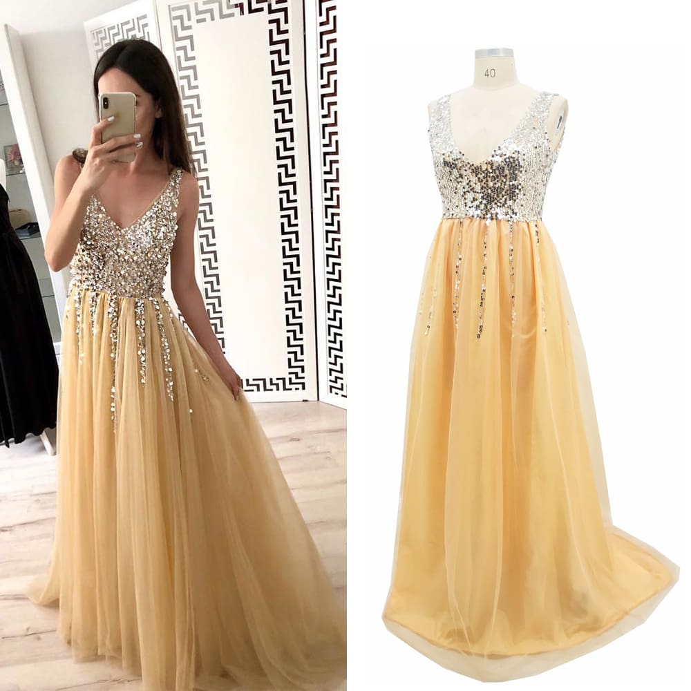 Formal Dress Elegant Women Lady Sequin Mesh Evening Party Ball Prom Gown Bridesmaid Wedding Long Maxi Dress