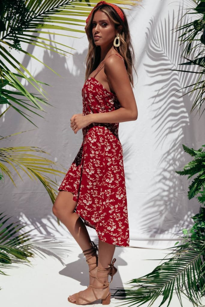 Fashion Women Summer Boho Floral Loose Sweet Sexy Dress Sleeveless Backless Soft Party Beach Dresses Sundress