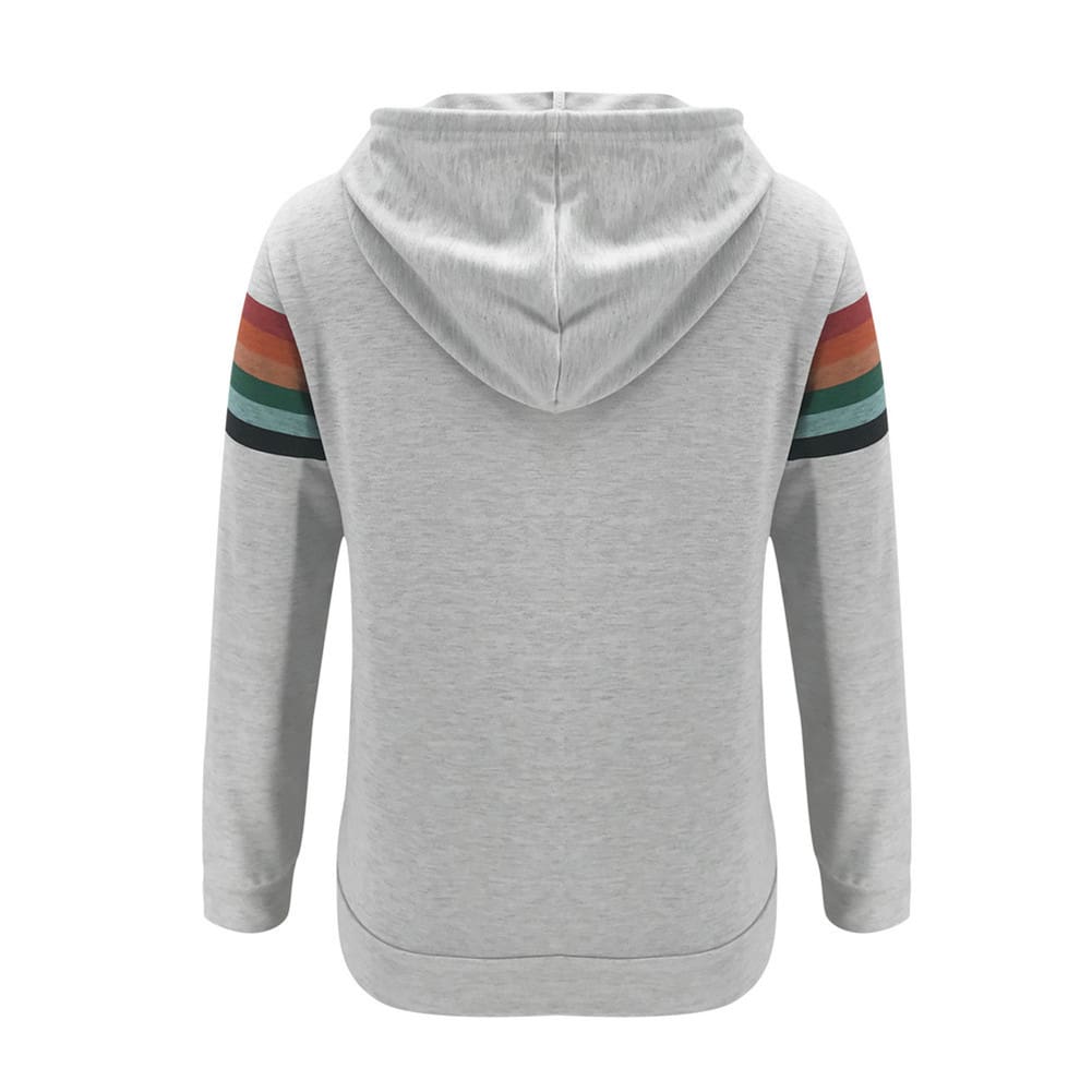 Fashion Womens Ladies Long Sleeve Hoodie Autumn Winter Casual Jumper Hooded Pullover Sweatshirt Tops Outwear