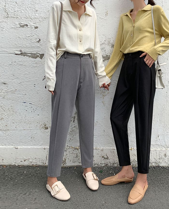 Spring And Autumn Harem Pants Female Nine Points Loose Casual Pants