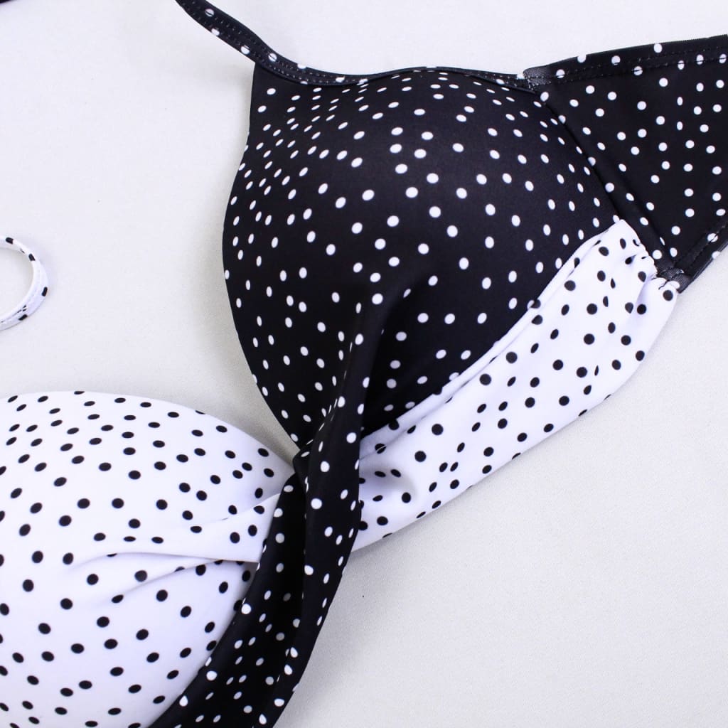 Women Sexy Leaf Polka Dot Bikini Padded Push up Swimwear Hawaii Swimsuit Beachwear Bathing Suit