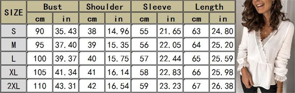 Womens Long Sleeve V-neck Tops Shirt Ladies Casual Solid Loose Basic Blouse Shirt Tee