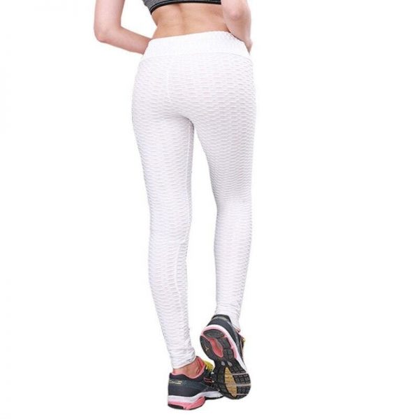 The Best High Waist Fitness Leggings Women Running Gym Workout Push Up Trousers Casual Solid Training Pants Sport Pants Online - Takalr