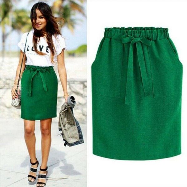 The Best High Waist Short Skirt Sexy Women Bandge Mini Skirt OL Ladies Summer Fashion Bodycon Pencil Skirt Sundress Online - Takalr