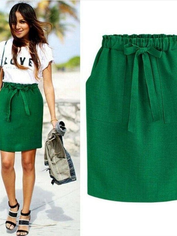 The Best High Waist Short Skirt Sexy Women Bandge Mini Skirt OL Ladies Summer Fashion Bodycon Pencil Skirt Sundress Online - Takalr