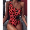 The Best Hollow Out One Piece Swimwear Women New Push Up Padded One Shoulder Swimsuit Bathing Suit Women Beachwear Hot Online - Takalr