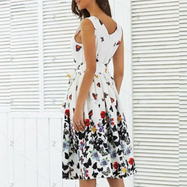 The Best Hot Fashion Women Floral Long Maxi Dress Evening Party Ladies Casual Beach Holiday Dresses Summer Sundress Online - Takalr