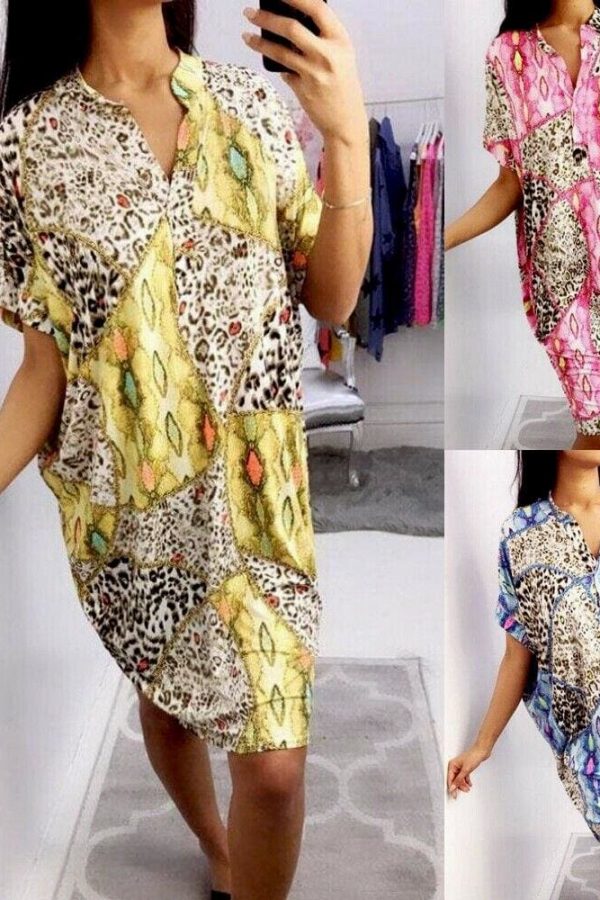 The Best Hot Women Boho Batwing Sleeve Maxi Dress Fashion Floral Summer Beach Ladies Casual Loose Long Sundress New Online - Takalr