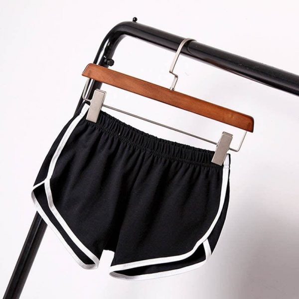 The Best Hot Women Girls Summer Waistband Solid Casual Shorts Fashion High Waist Sport Gym Running Workout Short Trouser Online - Takalr