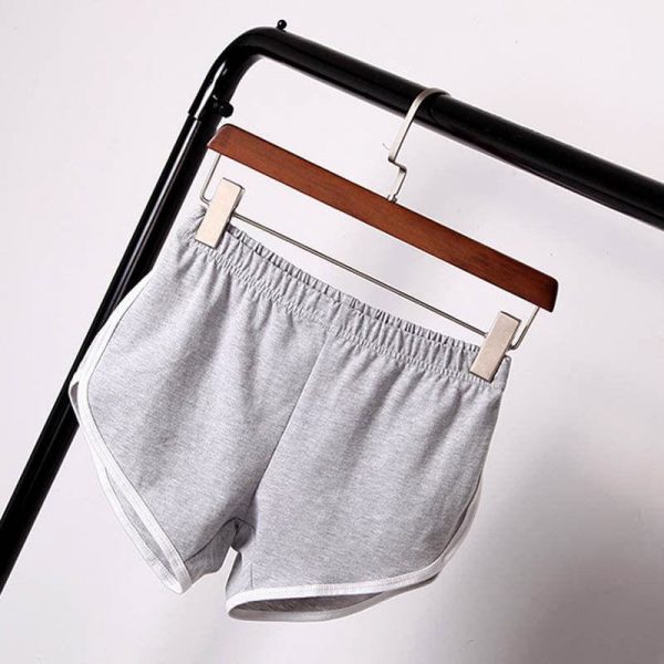 The Best Hot Women Girls Summer Waistband Solid Casual Shorts Fashion High Waist Sport Gym Running Workout Short Trouser Online - Takalr