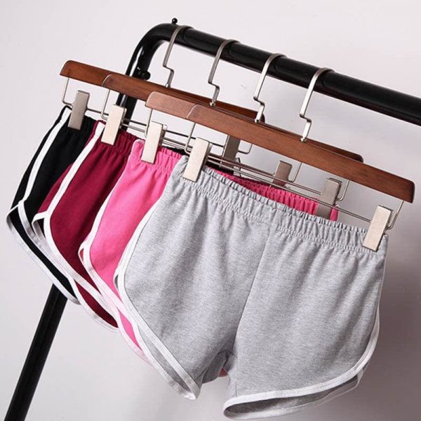 The Best Hot Women Girls Summer Waistband Solid Casual Shorts Fashion High Waist Sport Gym Running Workout Short Trouser Online - Takalr