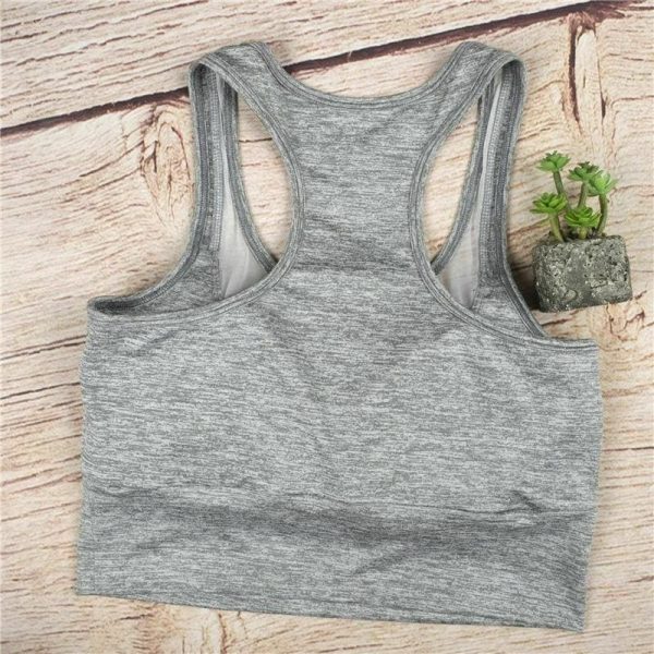 The Best Hot Women Mesh Patchwork Sports Bra Tank Tops Bodycon Slim Gym Sports Clothing Bustier Vest Crop Tops Bralette Blouses Online - Source Silk