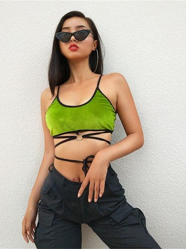 The Best Hot Women Sexy Fashion Summer Skinny Crop Tanks Camisole Skinny Nightclub Party Beach Stylish Short Tanks Sun-Tops Online - Source Silk