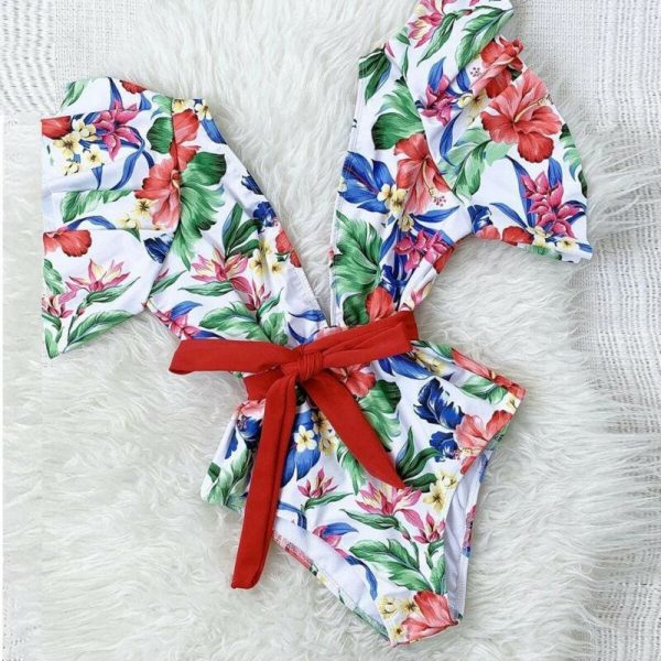 The Best HOT Womens Swimming Costume Bandeau Monokini Swimwear Push Up Padded Bikini Sets Online - Source Silk