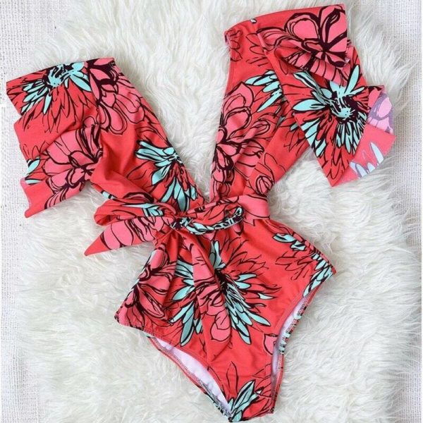 The Best HOT Womens Swimming Costume Bandeau Monokini Swimwear Push Up Padded Bikini Sets Online - Source Silk