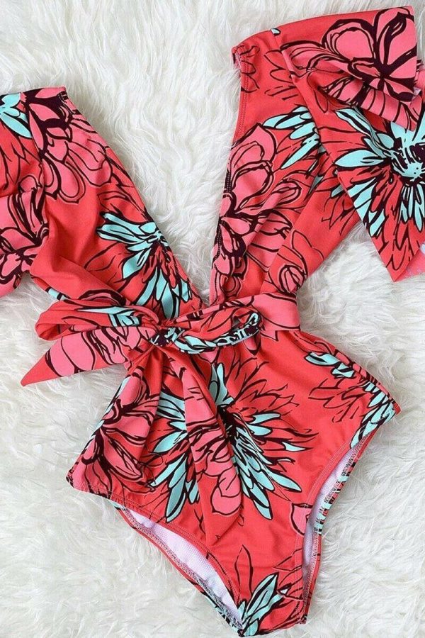 The Best HOT Womens Swimming Costume Bandeau Monokini Swimwear Push Up Padded Bikini Sets Online - Source Silk