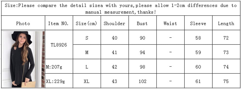 Women Long Sleeve Shirt Tops Ladies Crew Neck Solid Casual Hollow Out Blouse