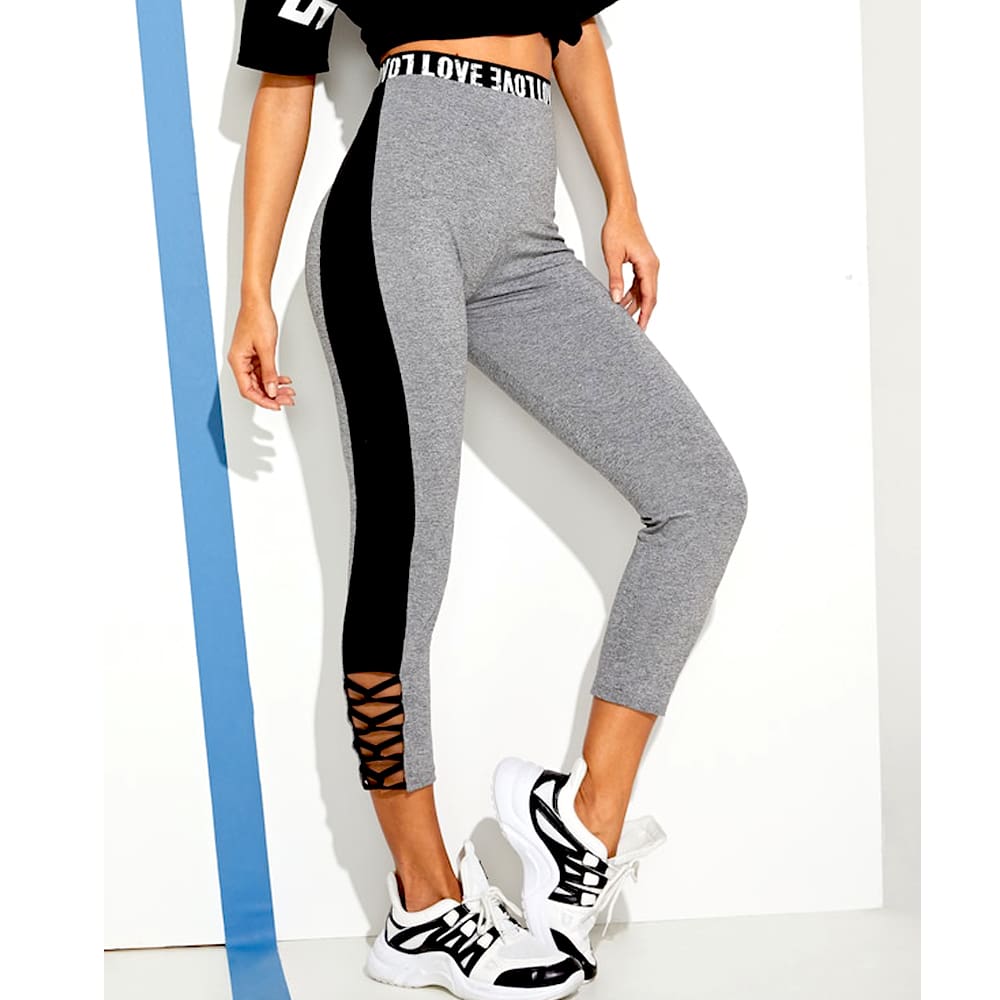 Women Casual Fitness Leggings Running Gym Sport High Waist Jogging Stretch Slim Pants Trousers Workout Wear