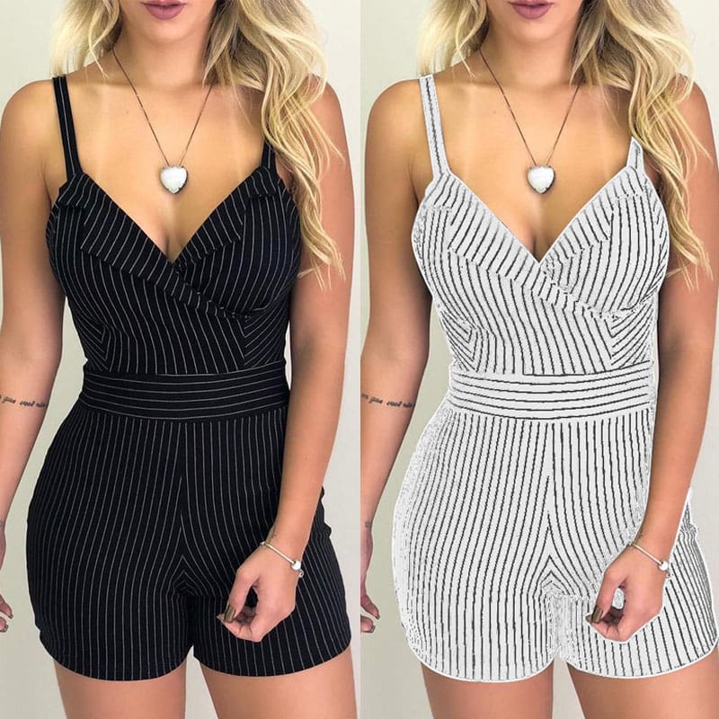 Womens Jumpsuit Sexy Ladies Boho Playsuit Summer Beach Casual Bodycon