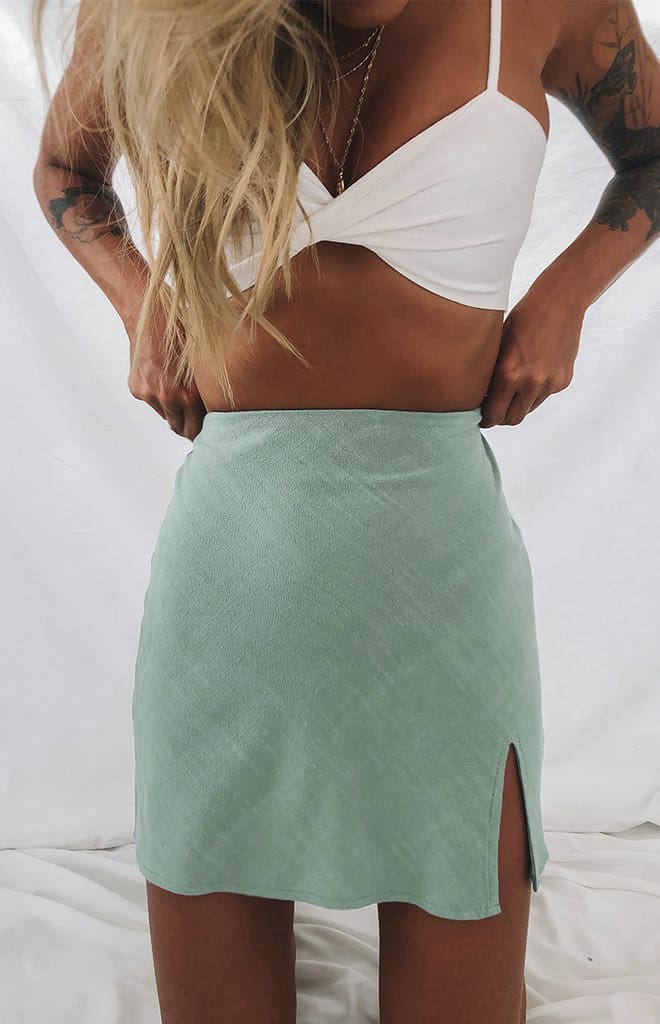 New Womens Summer High Waist Skirts Holiday Ladies Casual Bodycon Slim Short Mini Pencil Solid Color Skirt