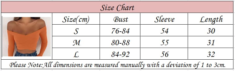 New Women Summer Casual Off Shoulder Tops Vest Shirt Long Sleeve Solid Crop Top Shirt Pullover Slim Tee Streetwear