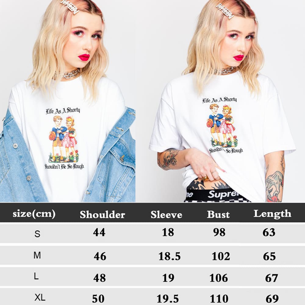 Women Printed Short Sleeve Loose T-Shirts Ladies Summer Casual Tops Shirt