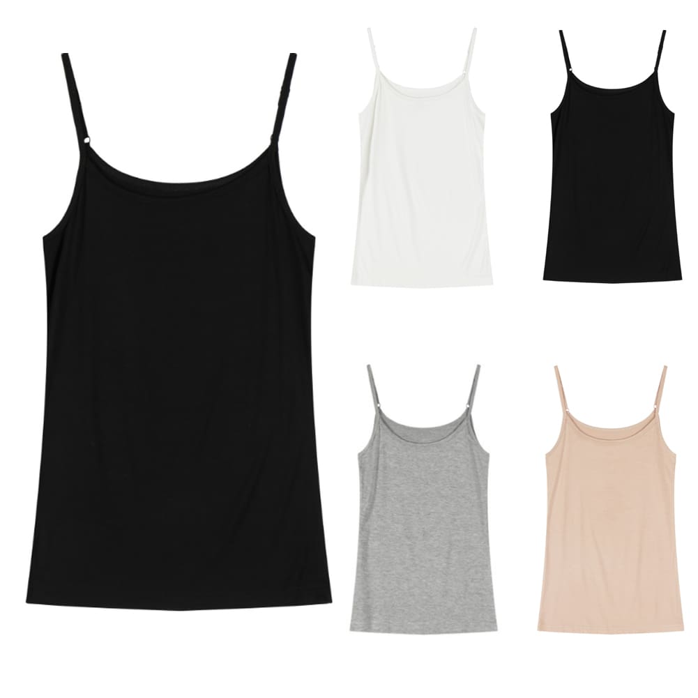 Women Ladies Summer Sexy Slim Fit Camisole Sleeveless Solid Casual Tank Top Active Sports Daily Short Vest New