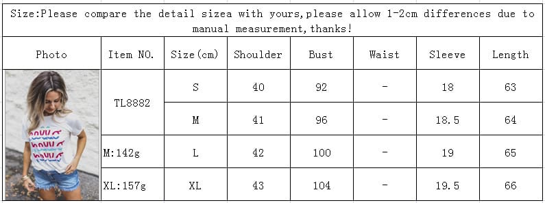 Summer Women Casual Tops Short Sleeve Fashion Crew Neck Loose Beach Floral Printed Letter Cotton T-Shirt