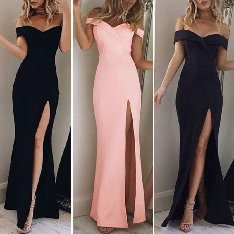 New Womens Evening Party Holiday Beach Long Dresses Summer Dress