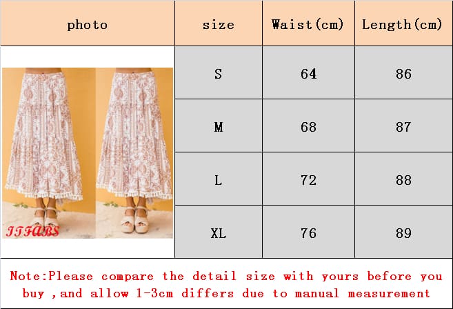 New Women Summer Boho Floral Print Maxi Skirt Summer Holiday Long Skirt Beach Skirt arrival Long Retro Skirt Sundress Hot